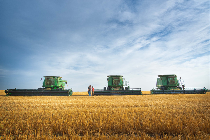 Epic harvesters in the field